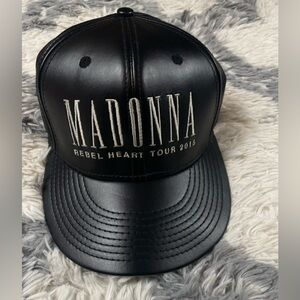 Otto Madonna Rebel Heart Tour Baseball Hat 2015 Faux Leather